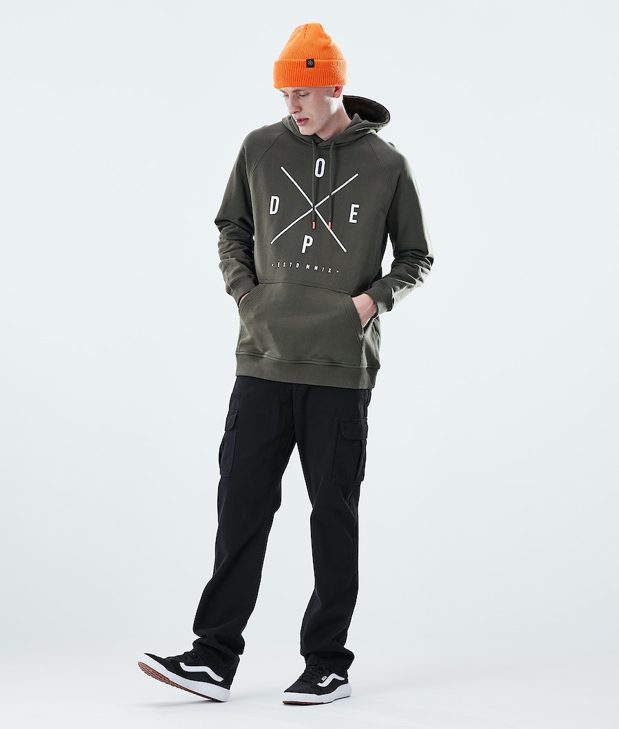 Sudadera Dope Daily 2X-UP Hombre Verde Oliva Verde | 506-MXLBYO