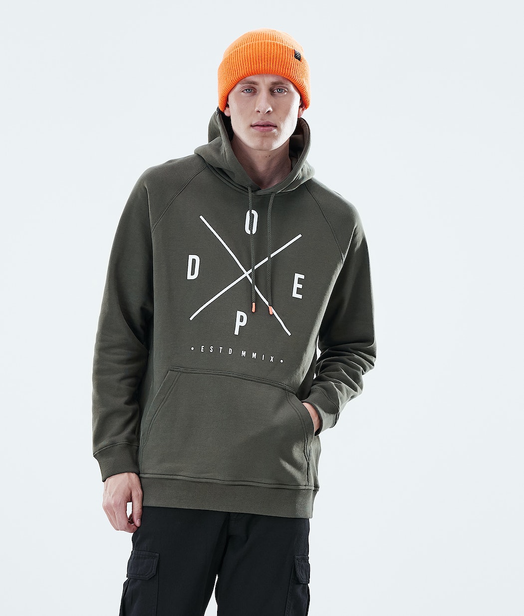 Sudadera Dope Daily 2X-UP Hombre Verde Oliva Verde | 506-MXLBYO