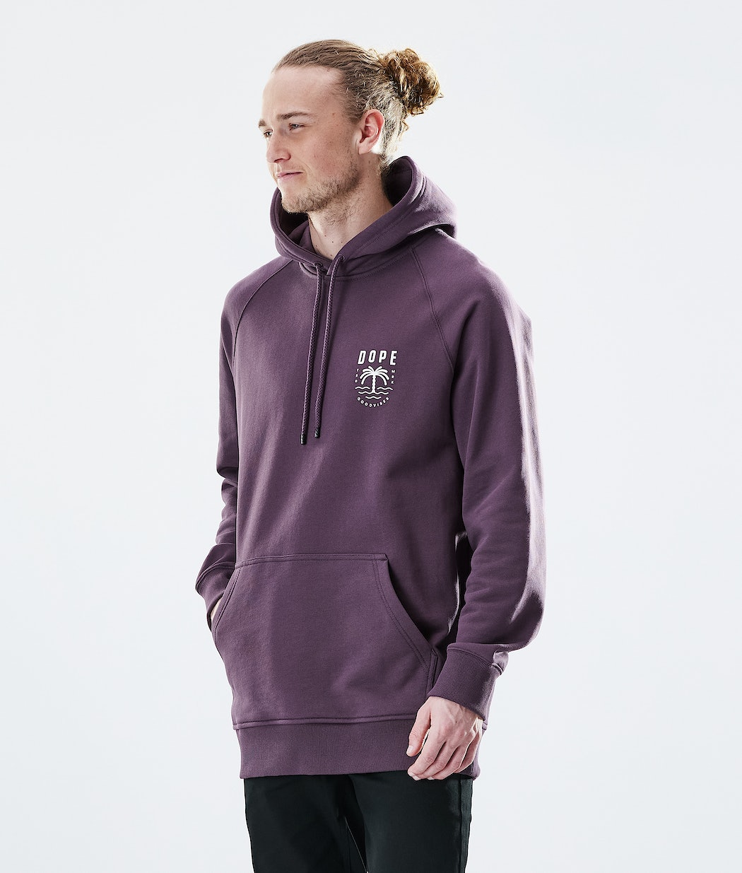 Sudadera Dope Daily Palm Hombre Moradas | 459-BSZQLH
