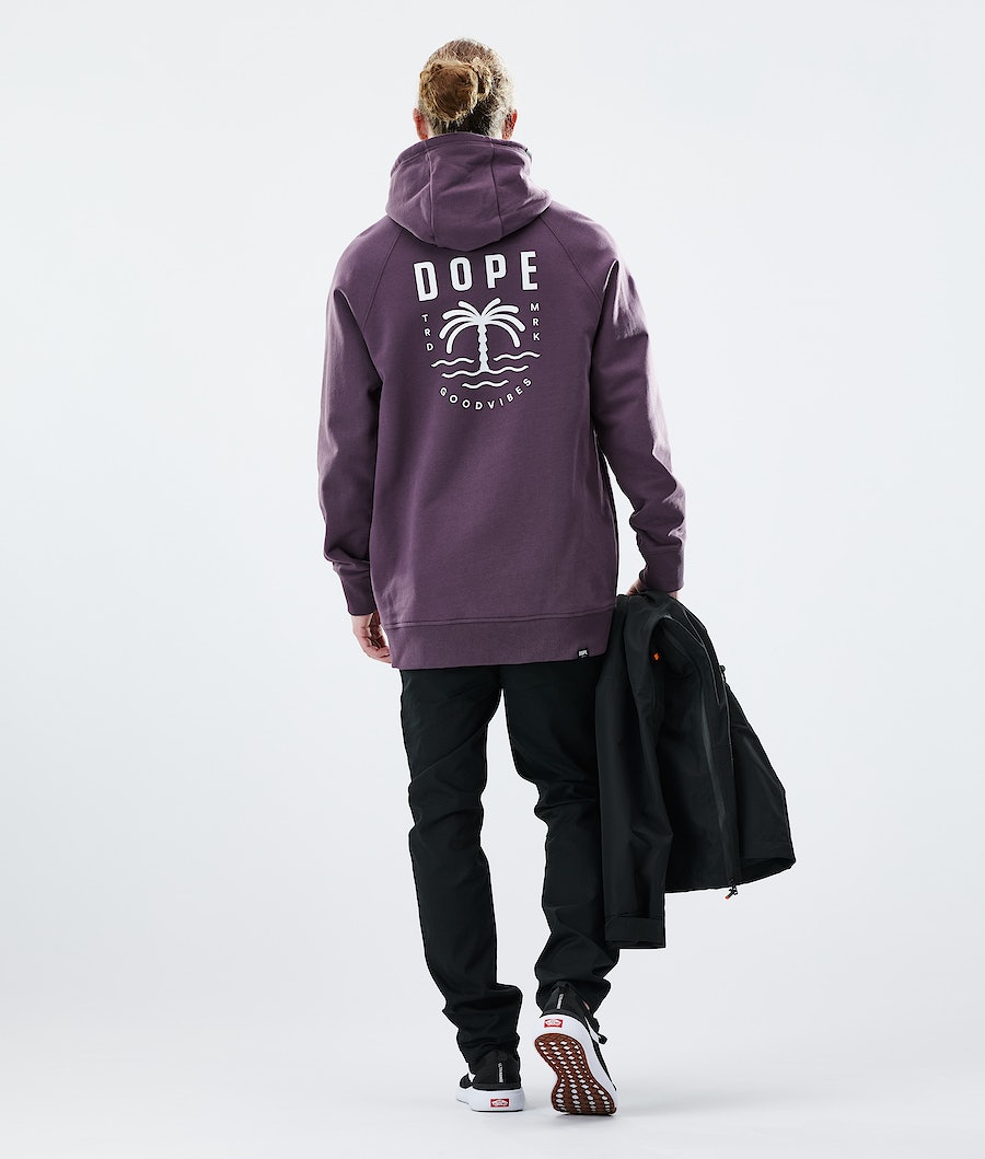 Sudadera Dope Daily Palm Hombre Moradas | 459-BSZQLH