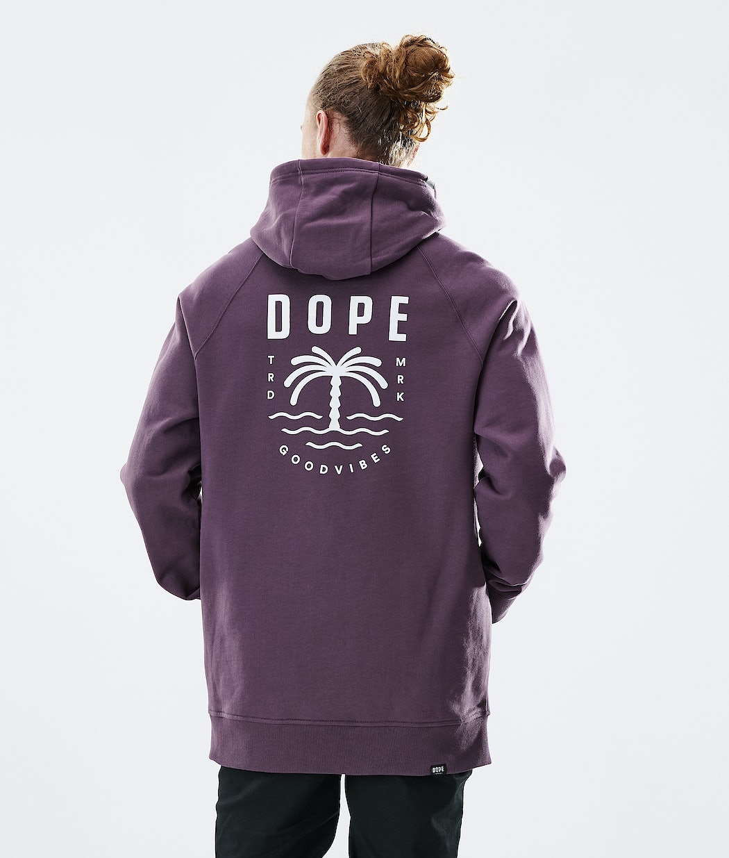 Sudadera Dope Daily Palm Hombre Moradas | 459-BSZQLH