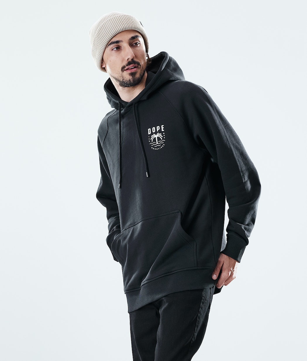 Sudadera Dope Daily Palm Hombre Negras | 423-XBWQVJ