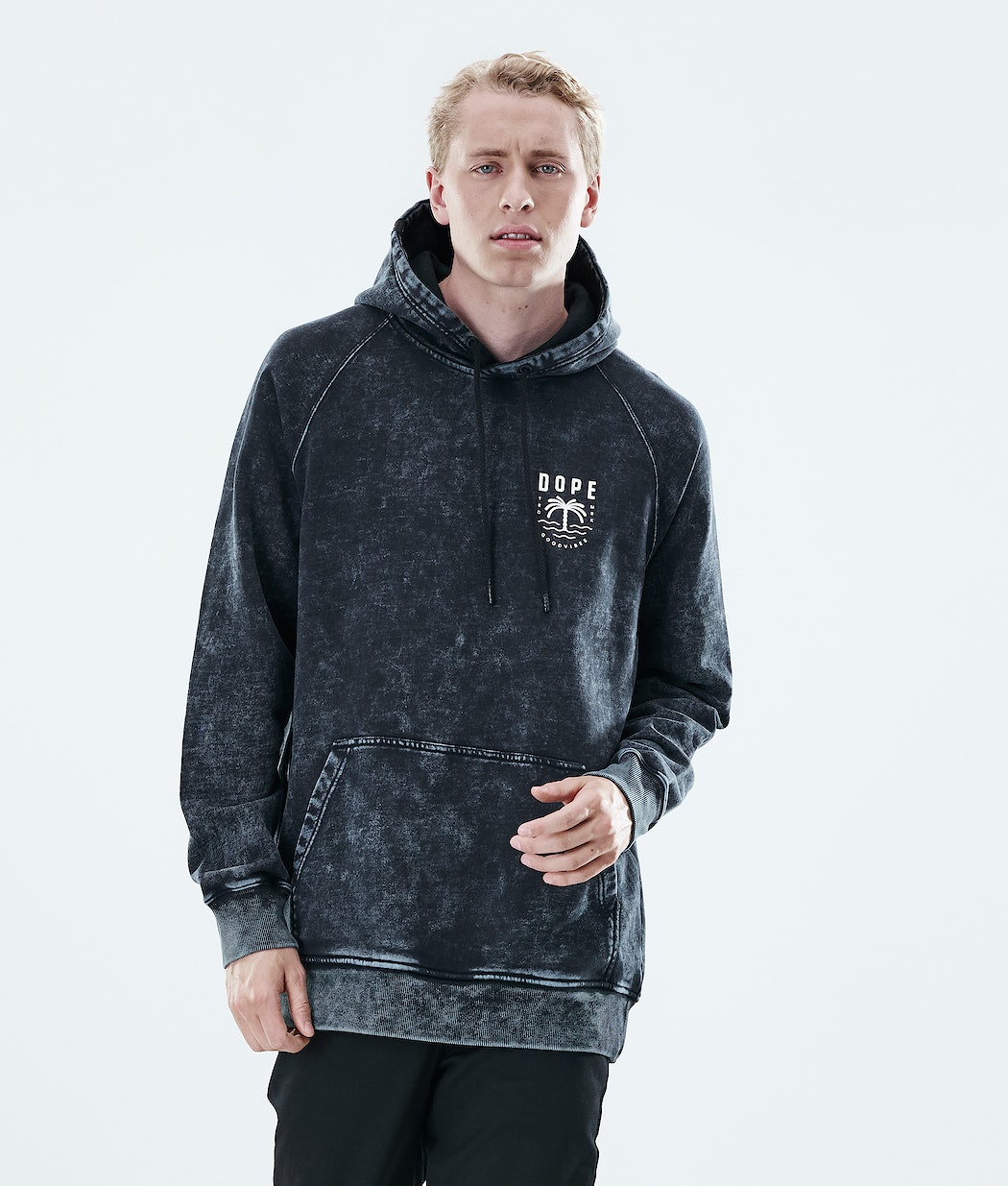 Sudadera Dope Daily Palm Hombre Negras | 967-LAWGXS