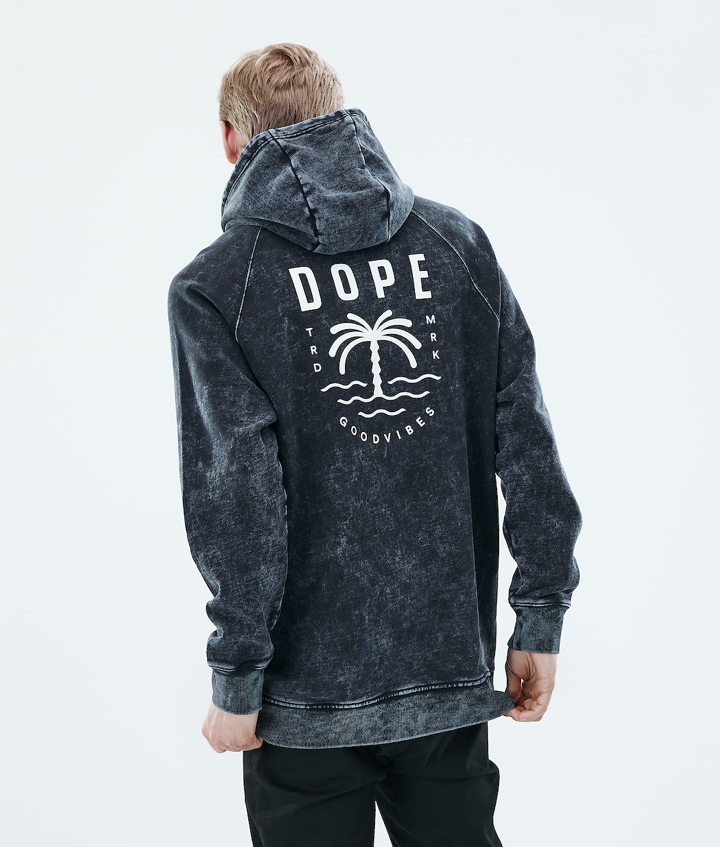 Sudadera Dope Daily Palm Hombre Negras | 967-LAWGXS