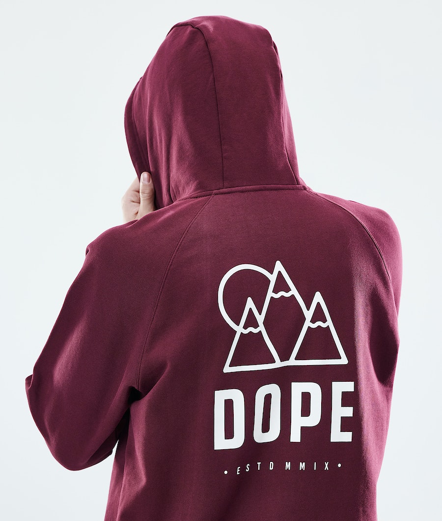 Sudadera Dope Daily Rise Hombre Burdeos | 645-FWDRHU