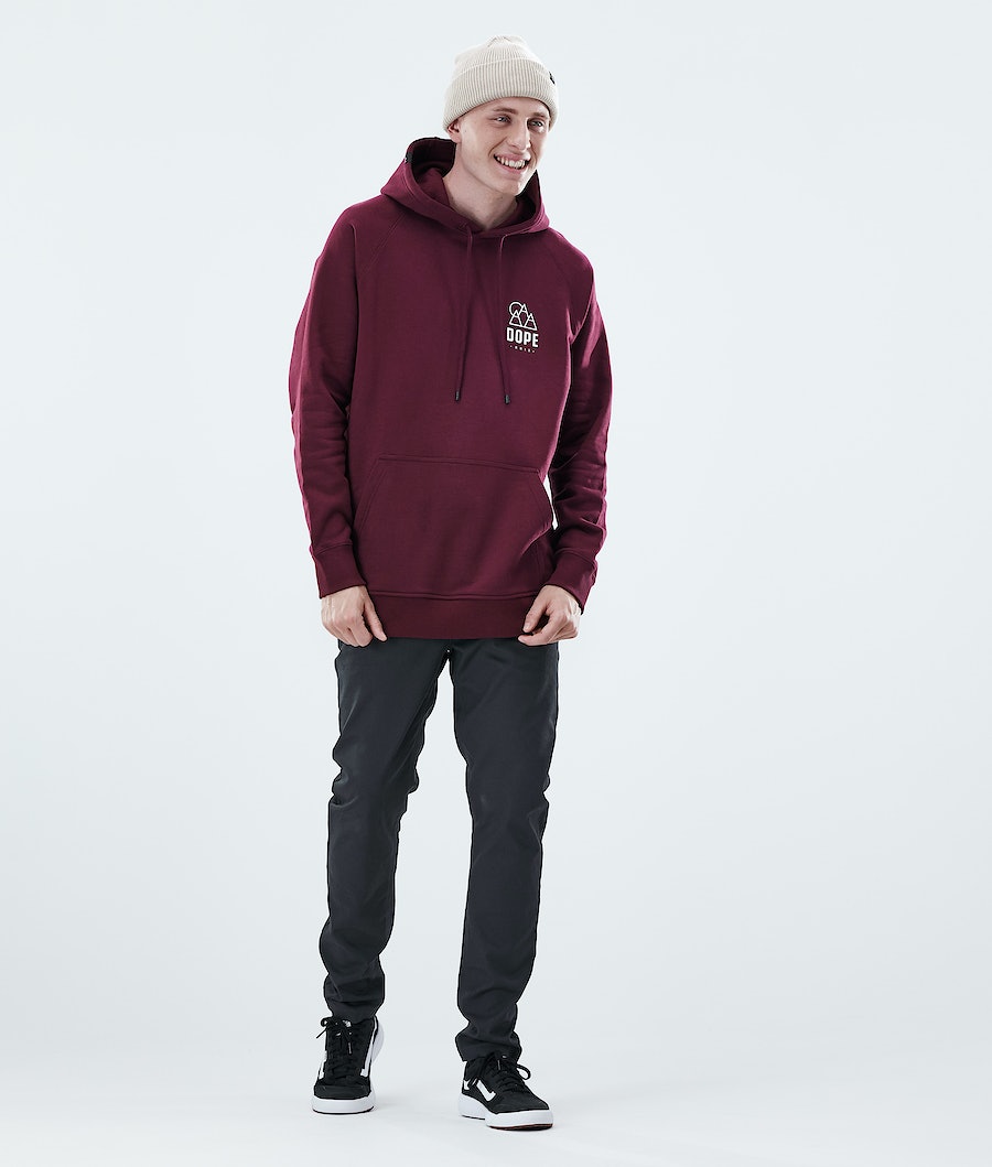Sudadera Dope Daily Rise Hombre Burdeos | 645-FWDRHU