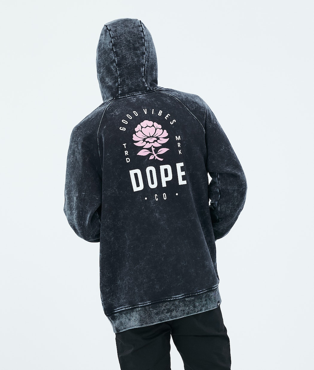 Sudadera Dope Daily Rose Hombre Negras | 421-INYWCL