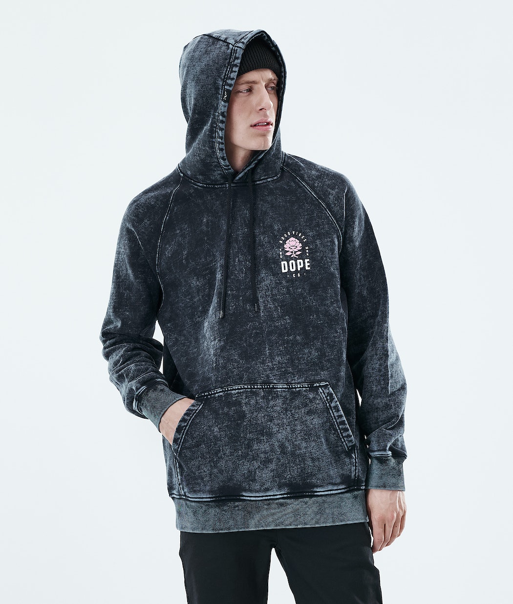Sudadera Dope Daily Rose Hombre Negras | 421-INYWCL