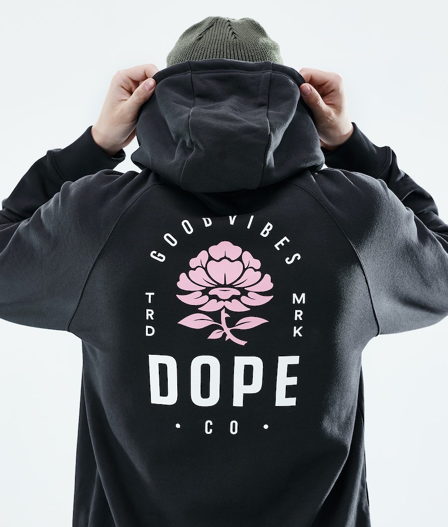 Sudadera Dope Daily Rose Hombre Negras | 507-GAPSFI