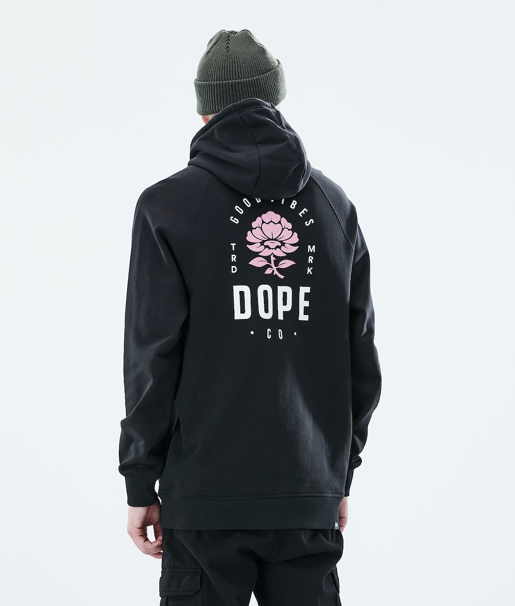 Sudadera Dope Daily Rose Hombre Negras | 507-GAPSFI