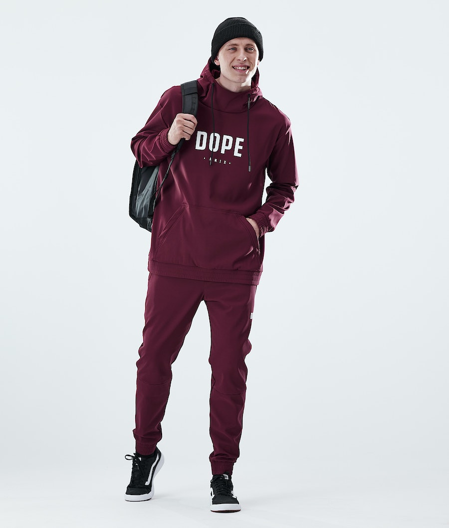 Sudadera Dope Sevilla Flight PO Hombre Burdeos
