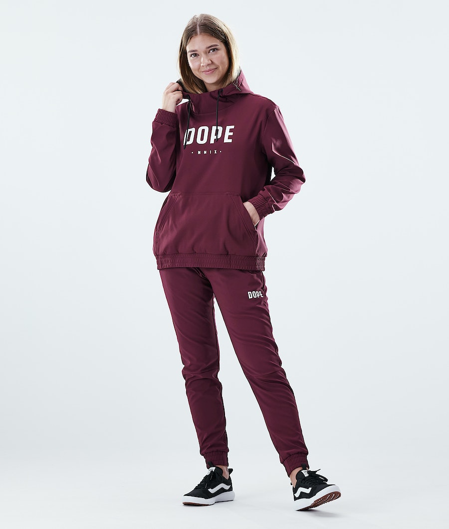 Sudadera Dope Flight W PO Mujer Burdeos | 635-SNVGOZ