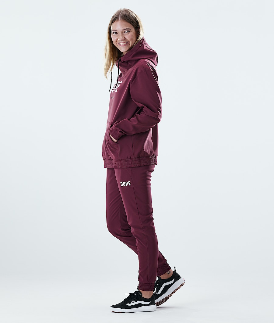 Sudadera Dope Flight W PO Mujer Burdeos | 635-SNVGOZ
