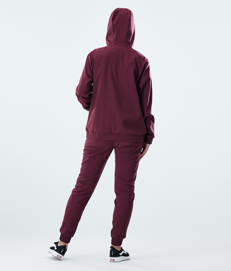 Sudadera Dope Flight W PO Mujer Burdeos | 635-SNVGOZ