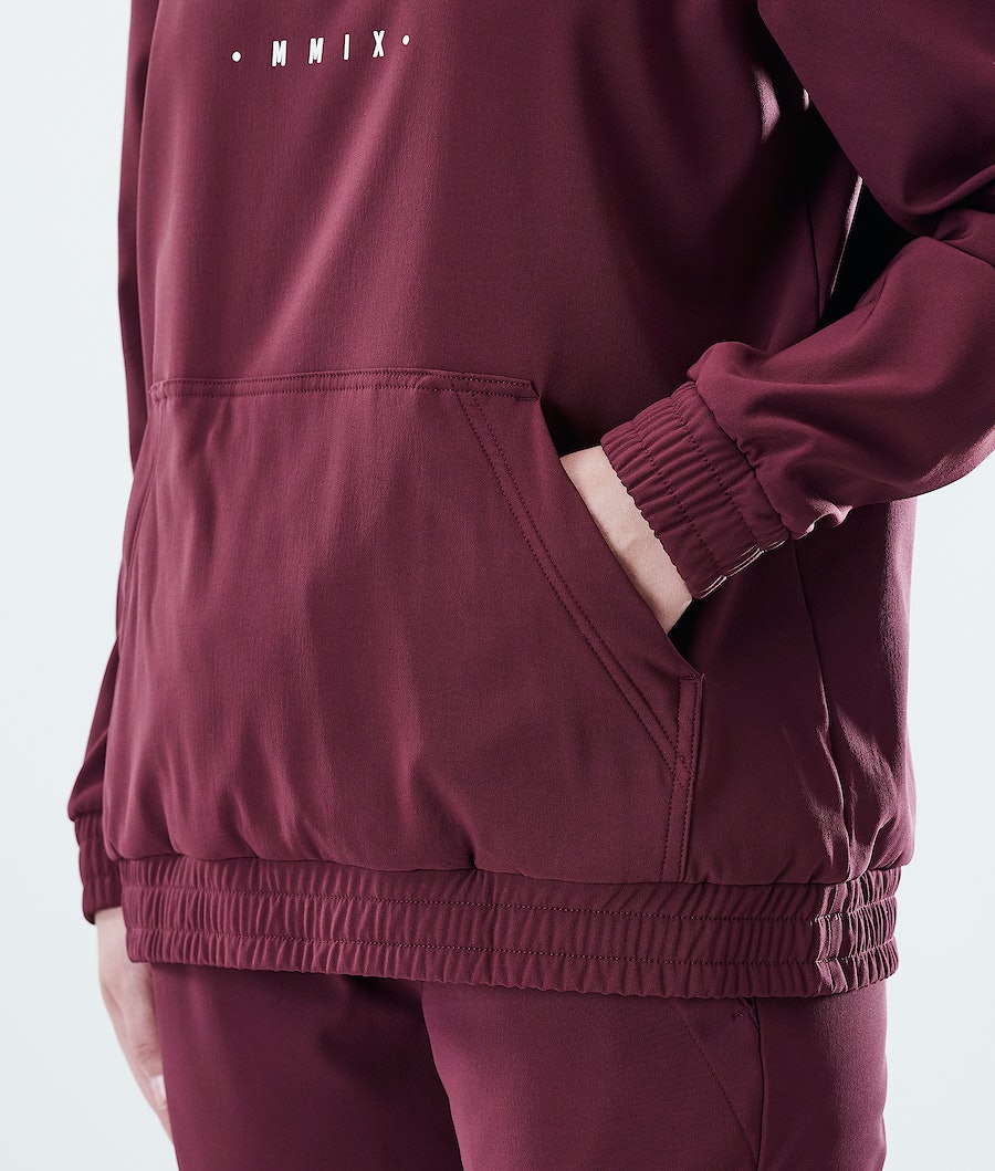 Sudadera Dope Flight W PO Mujer Burdeos | 635-SNVGOZ