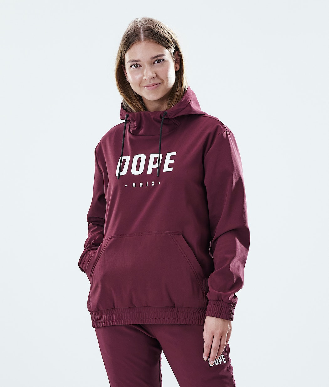 Sudadera Dope Flight W PO Mujer Burdeos | 635-SNVGOZ