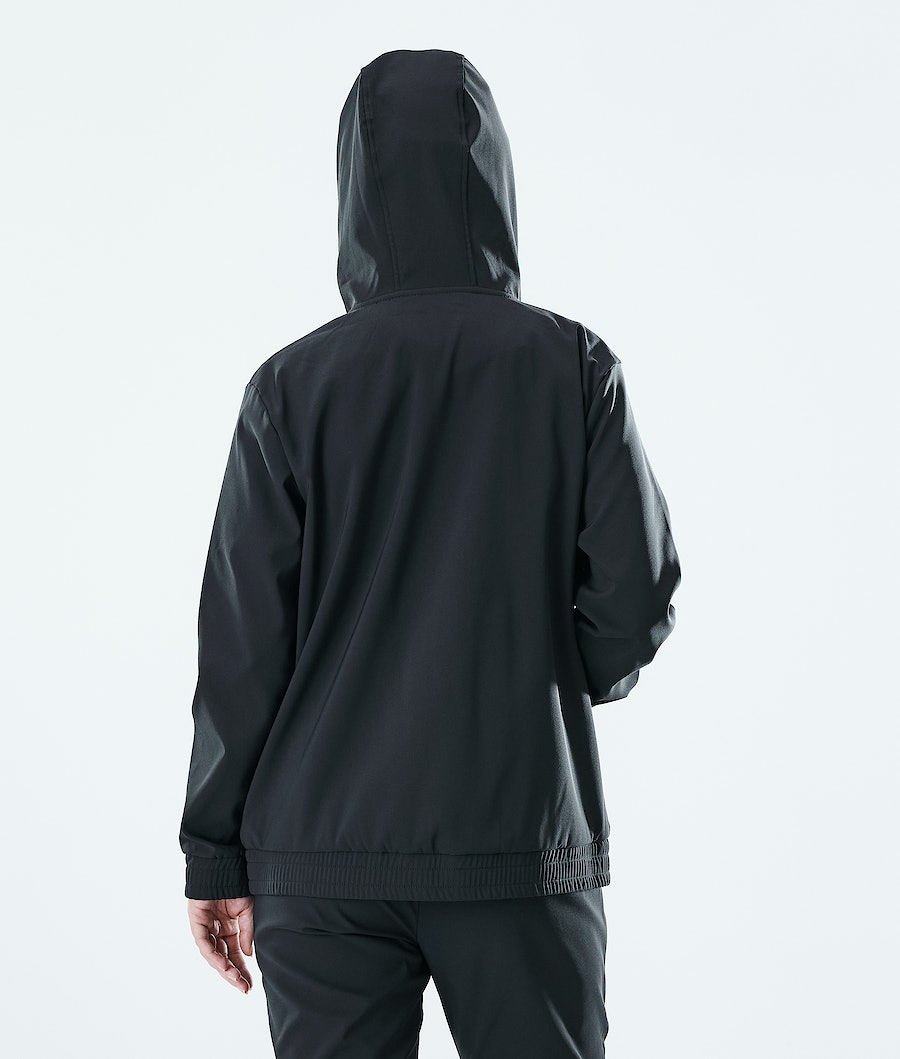 Sudadera Dope Flight W Zip Mujer Negras | 671-JCSKRM