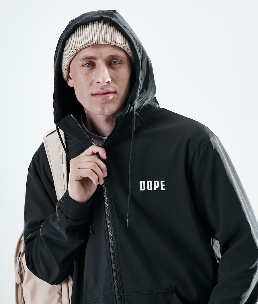 Sudadera Dope Flight Zip Hombre Negras | 824-SIOUDQ