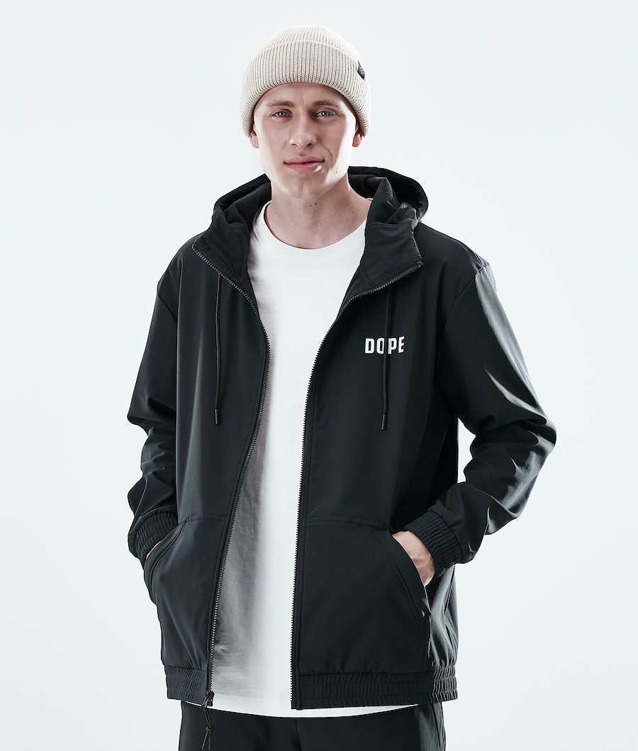 Sudadera Dope Flight Zip Hombre Negras | 824-SIOUDQ