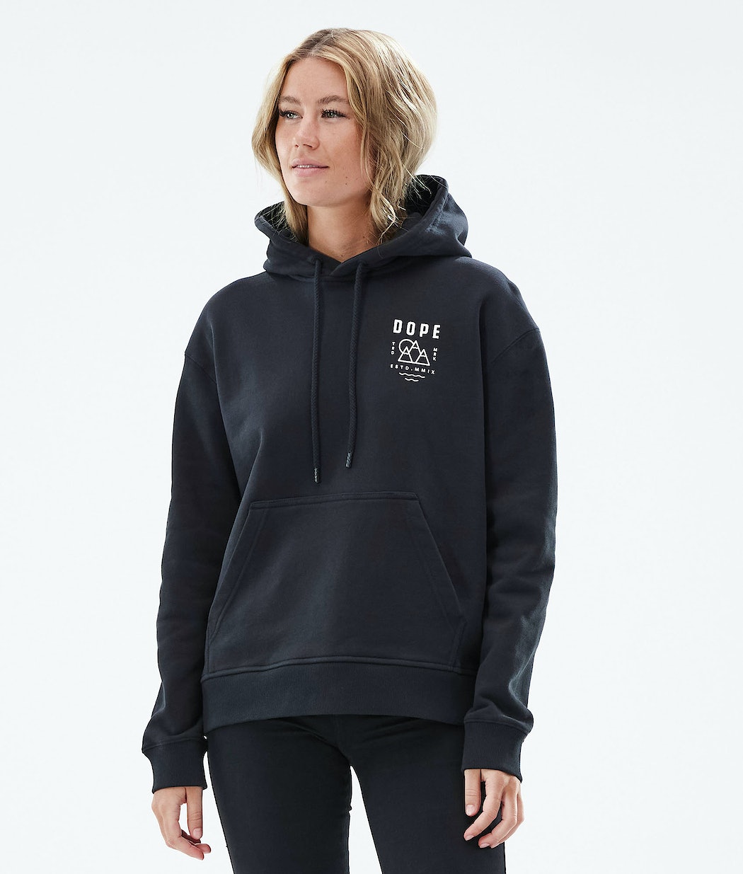 Sudadera Dope Ozed W Mujer Negras | 506-HYZNFS