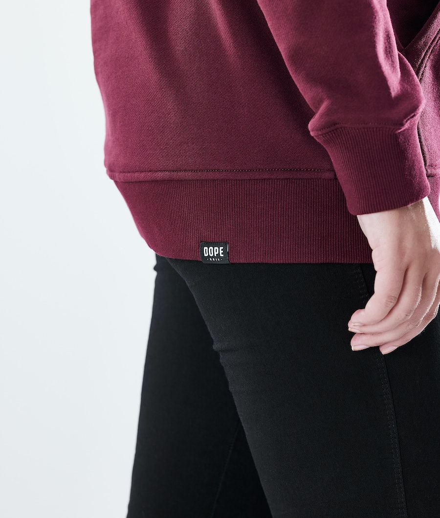 Sudadera Dope Regular 2X-UP Mujer Burdeos | 735-MACDIS