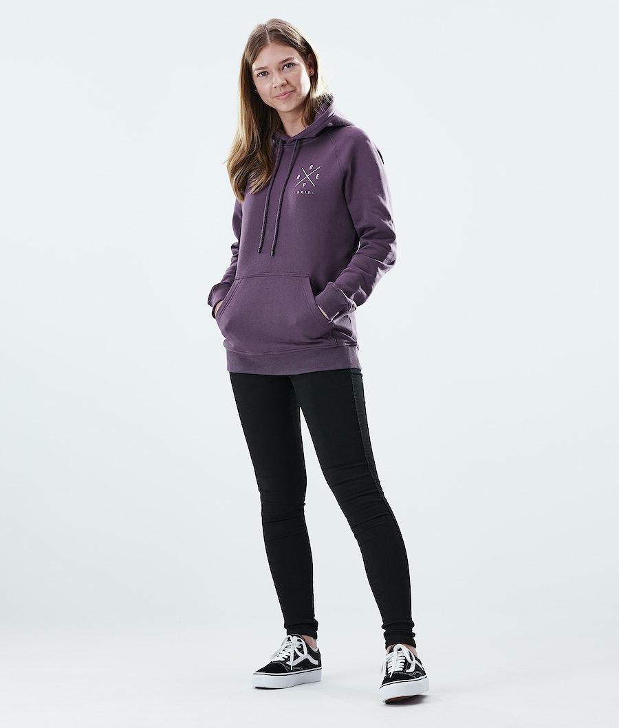 Sudadera Dope Regular 2X-UP Mujer Moradas | 382-MUBNGW
