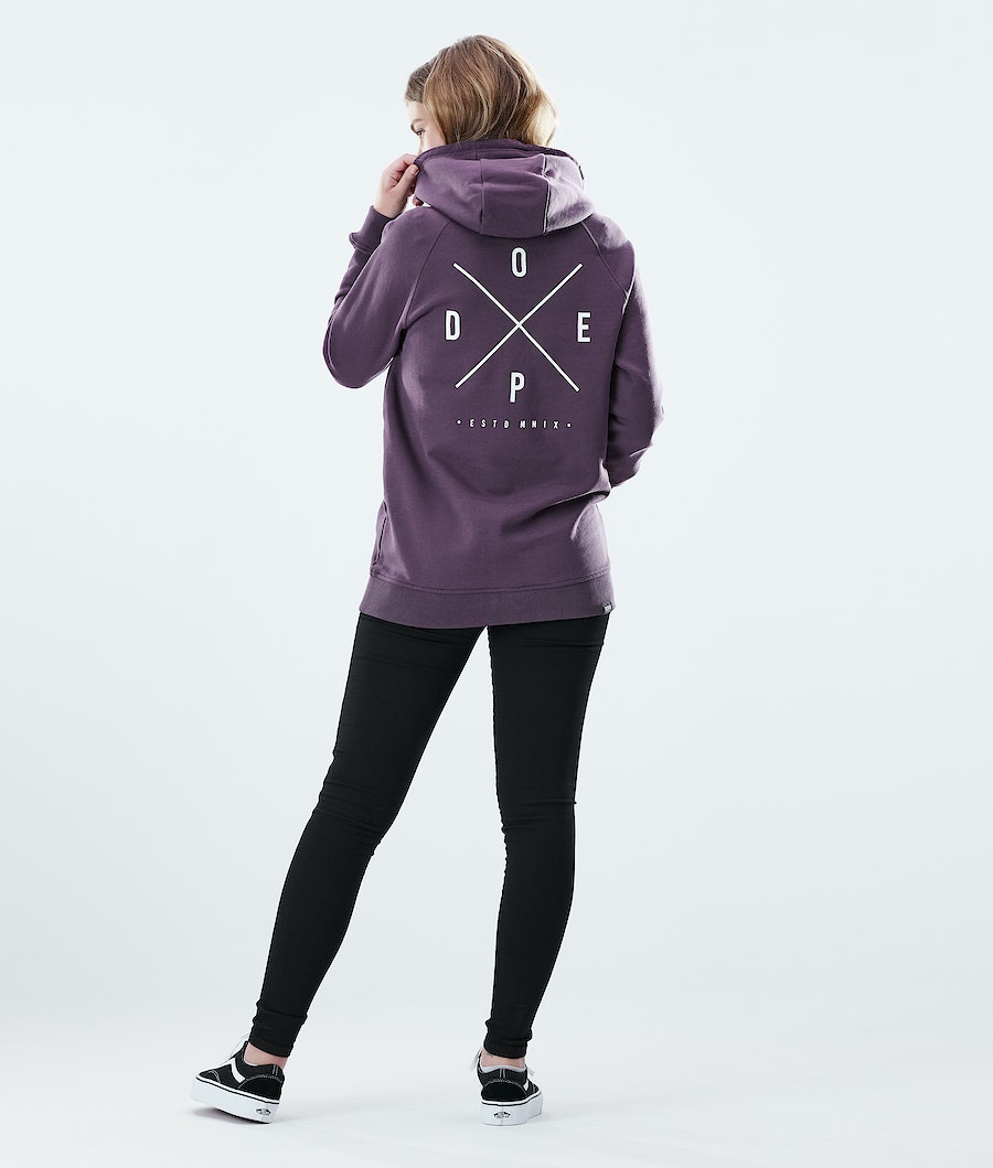 Sudadera Dope Regular 2X-UP Mujer Moradas | 382-MUBNGW