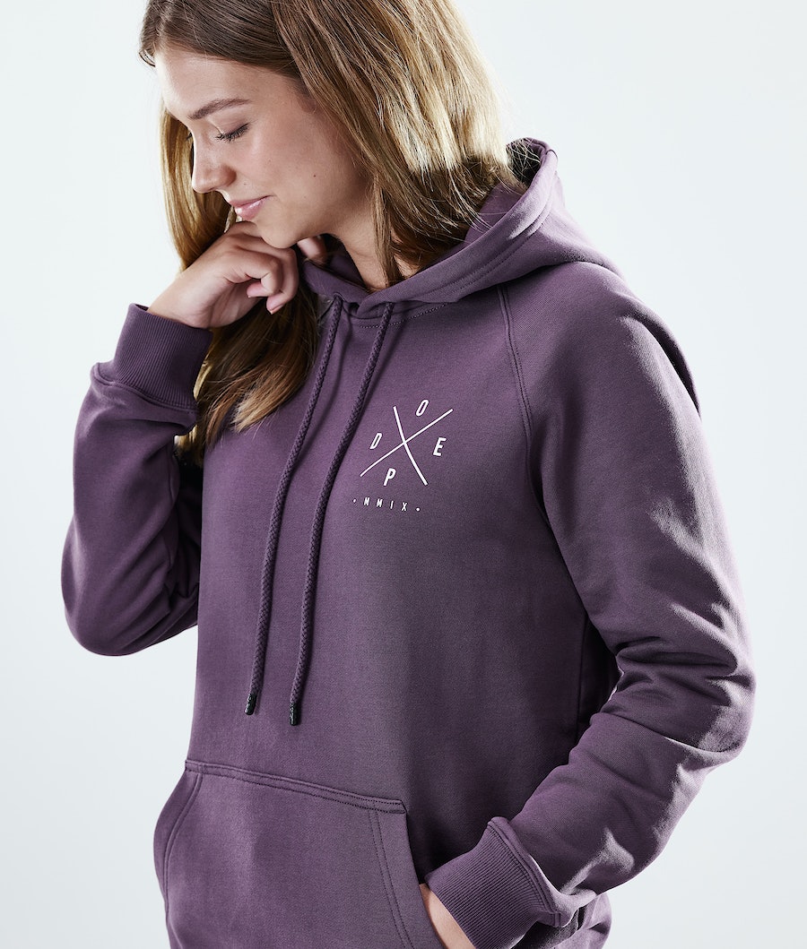 Sudadera Dope Regular 2X-UP Mujer Moradas | 382-MUBNGW