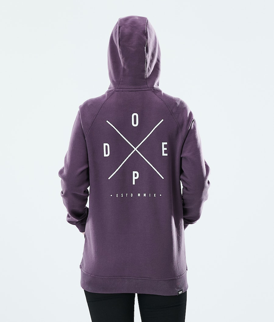 Sudadera Dope Regular 2X-UP Mujer Moradas | 382-MUBNGW