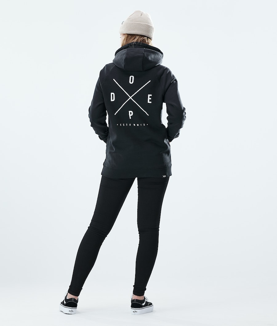 Sudadera Dope Regular 2X-UP Mujer Negras | 356-RYHNCF