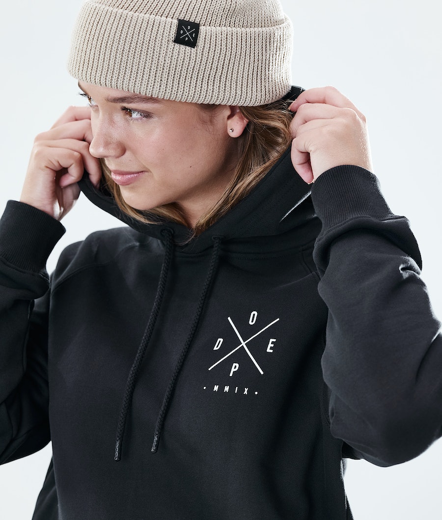Sudadera Dope Regular 2X-UP Mujer Negras | 356-RYHNCF