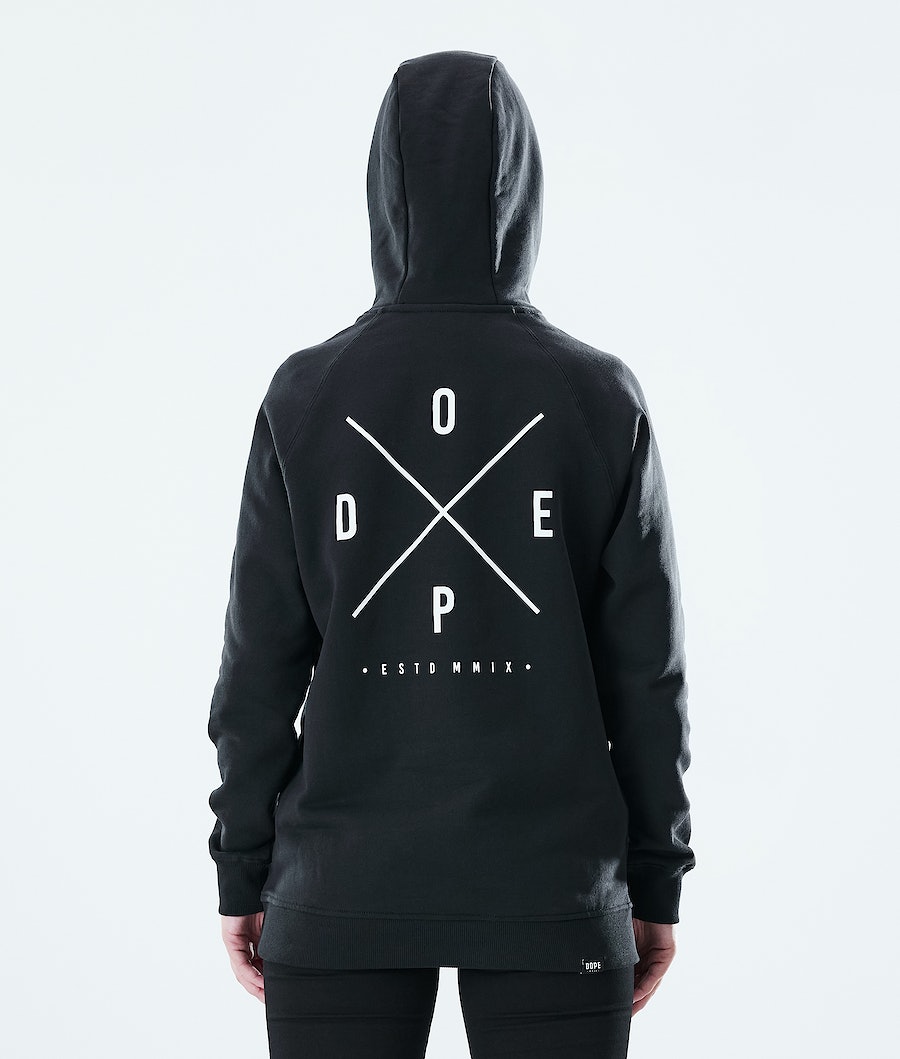 Sudadera Dope Regular 2X-UP Mujer Negras | 356-RYHNCF