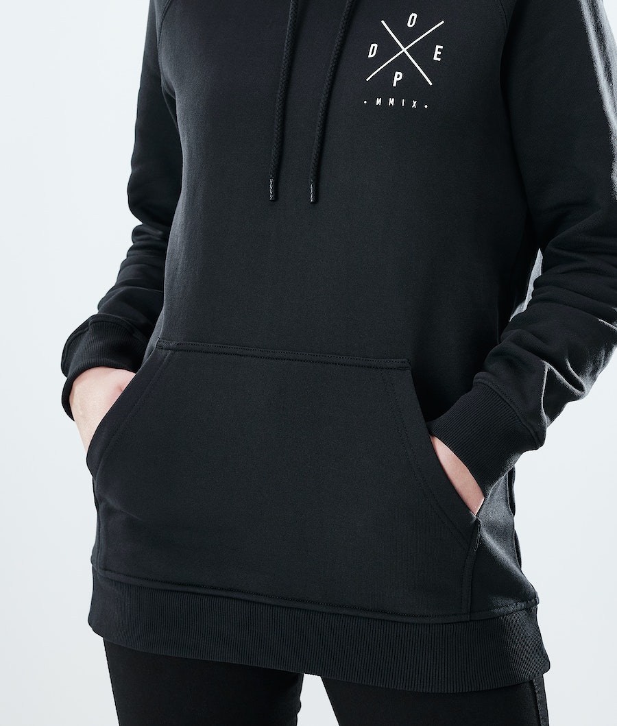Sudadera Dope Regular 2X-UP Mujer Negras | 356-RYHNCF