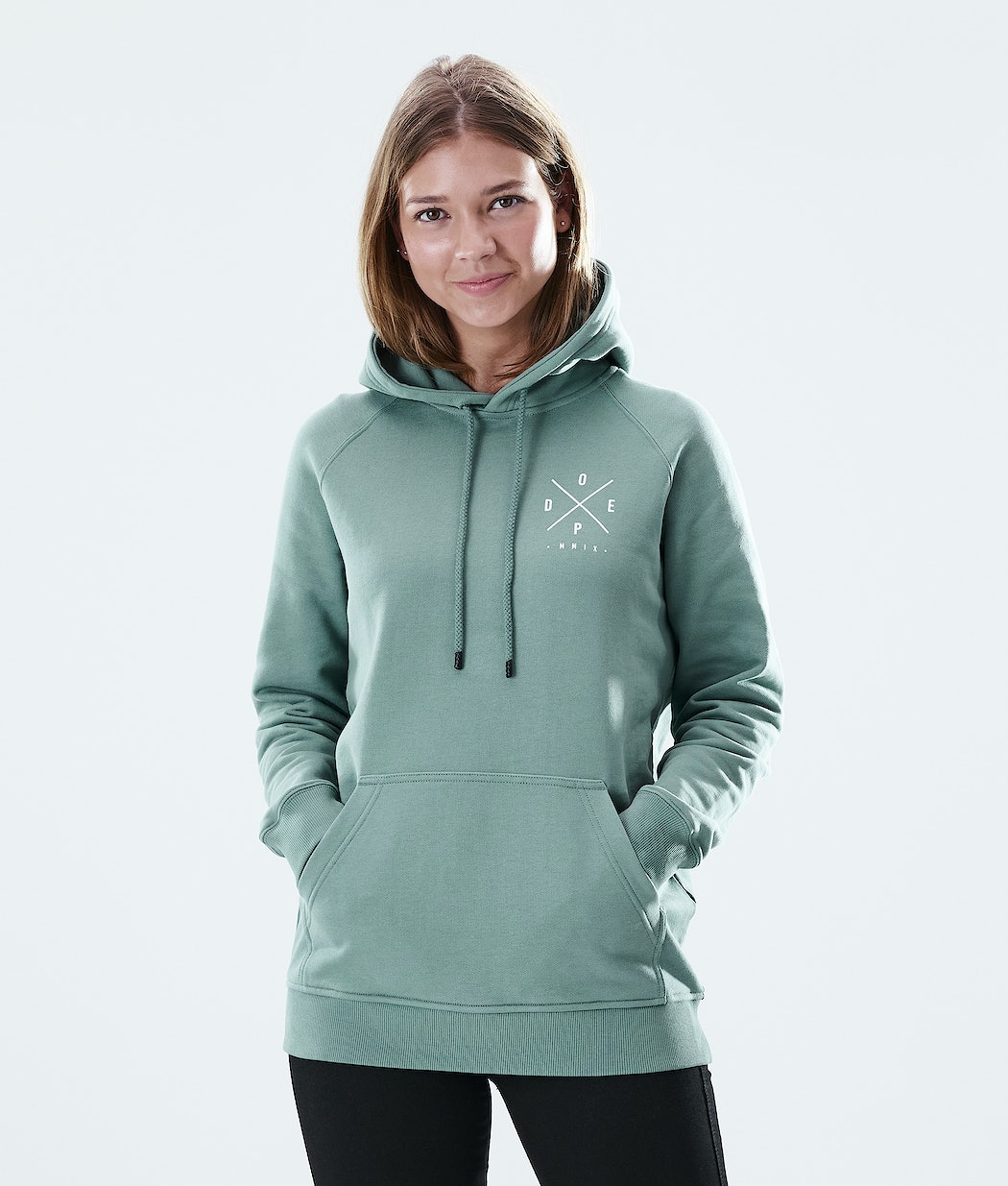 Sudadera Dope Regular 2X-UP Mujer Verde | 841-RGFHYT