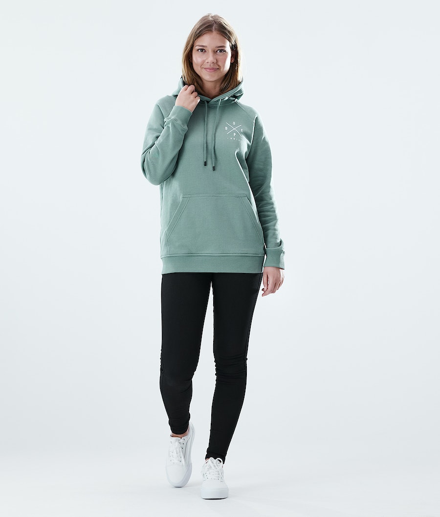 Sudadera Dope Regular 2X-UP Mujer Verde | 841-RGFHYT