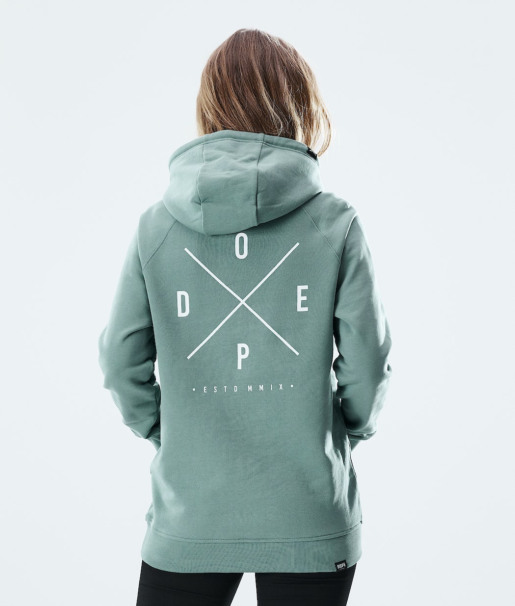 Sudadera Dope Regular 2X-UP Mujer Verde | 841-RGFHYT