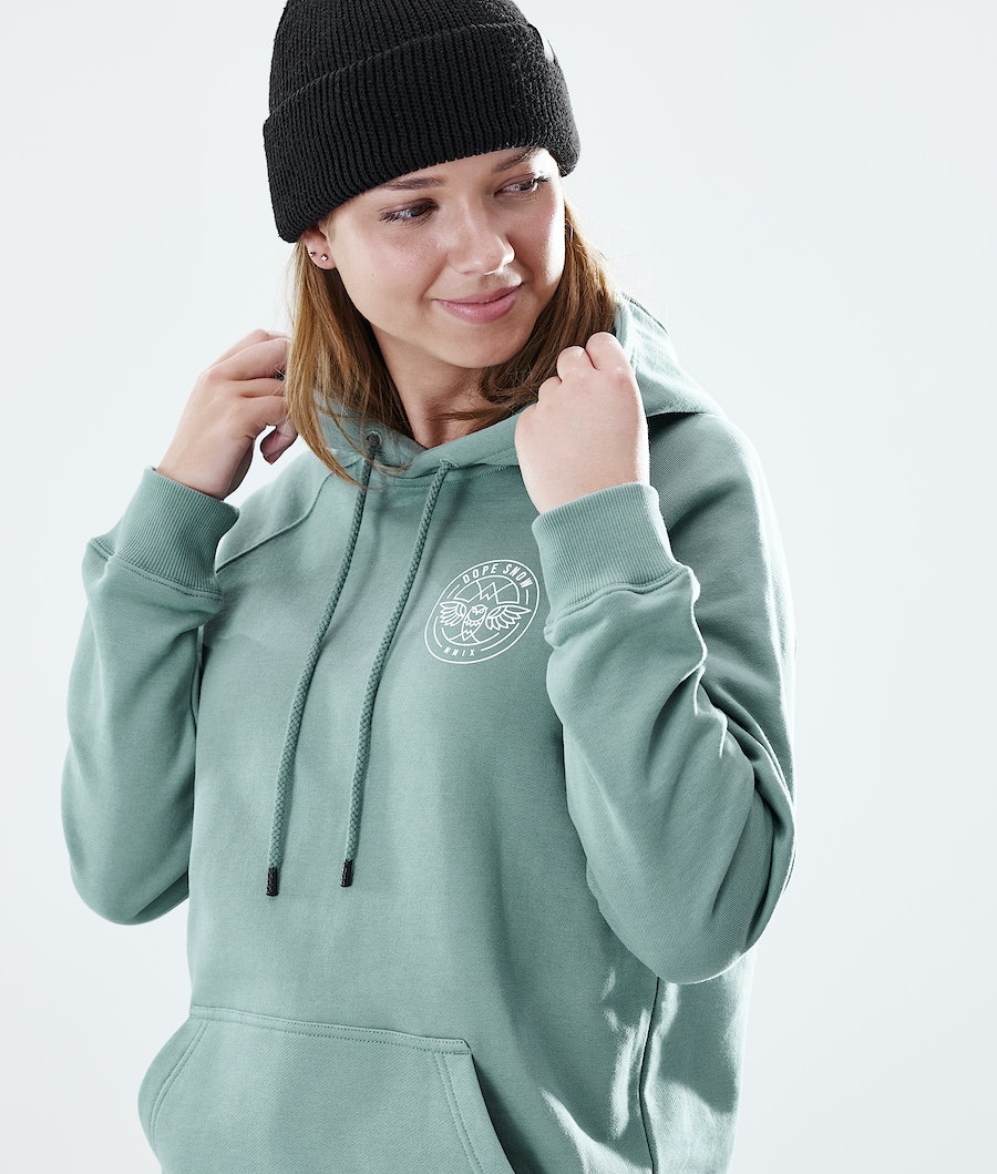 Sudadera Dope Regular Beak Mujer Verde | 319-AZKEJG