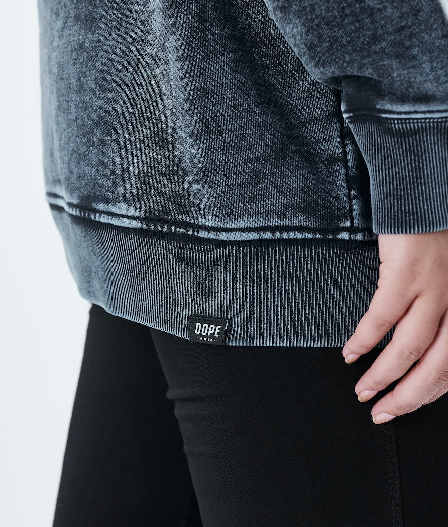 Sudadera Dope Regular Palm Mujer Negras | 460-GPFJXK