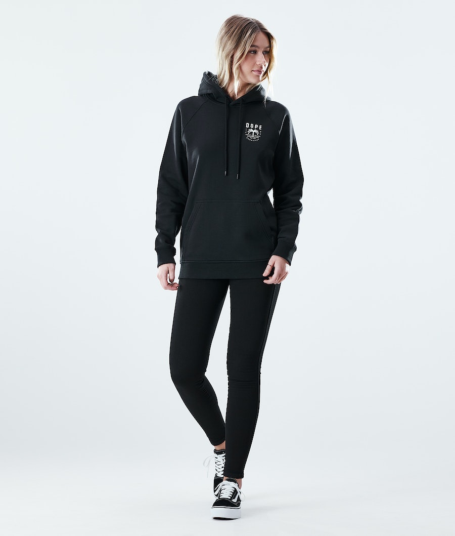 Sudadera Dope Regular Palm Mujer Negras | 740-ROYQUJ