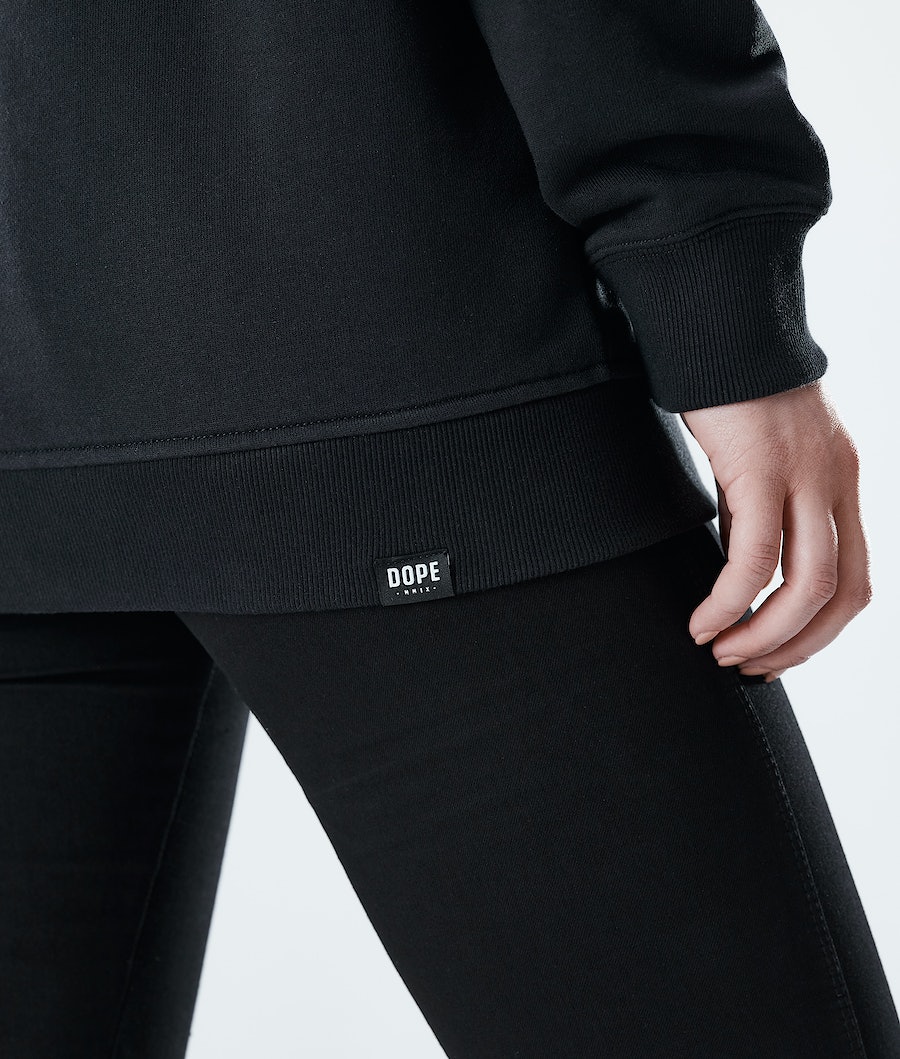 Sudadera Dope Regular Palm Mujer Negras | 740-ROYQUJ