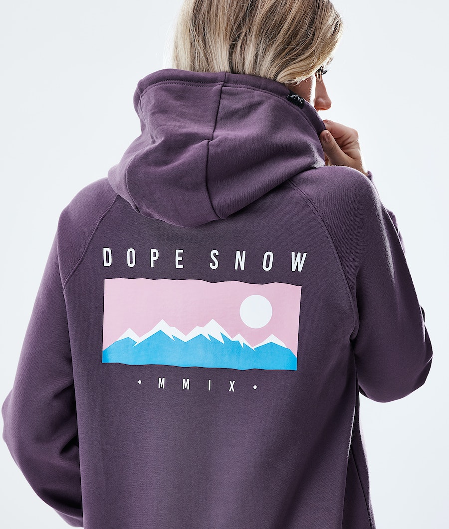 Sudadera Dope Regular Range Mujer Moradas | 583-UJQLWH