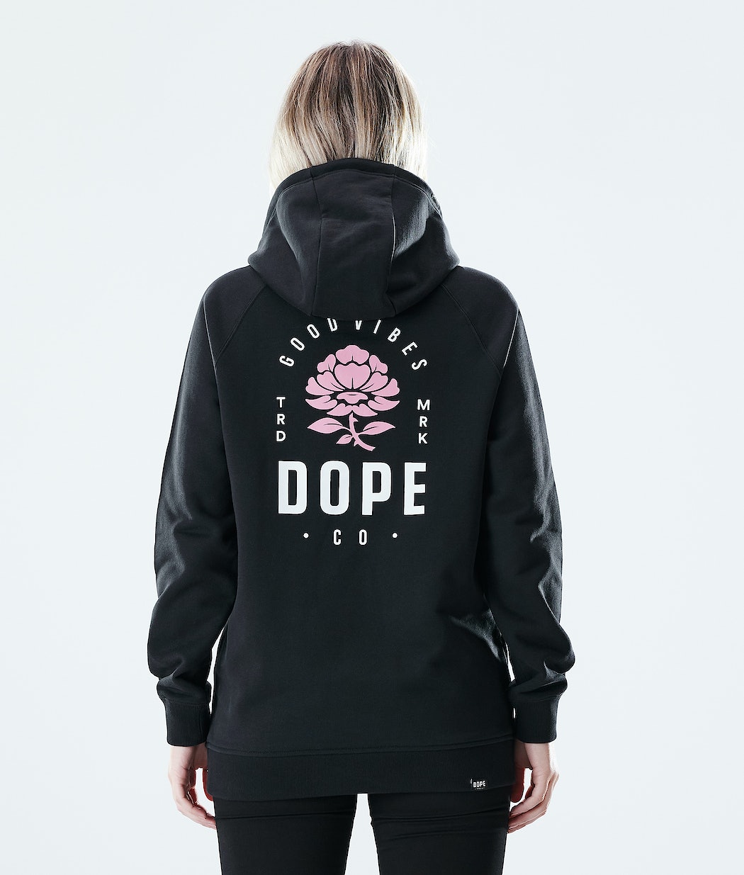 Sudadera Dope Regular Rose Mujer Negras | 327-BCDFRE