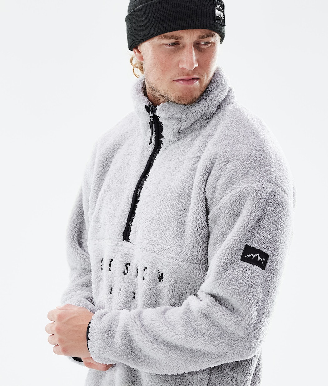 Suéteres Dope Pile Hombre Gris Claro | 306-BFJZDT