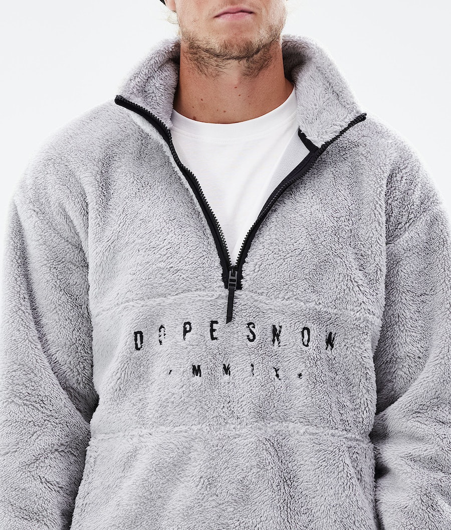 Suéteres Dope Pile Hombre Gris Claro | 306-BFJZDT