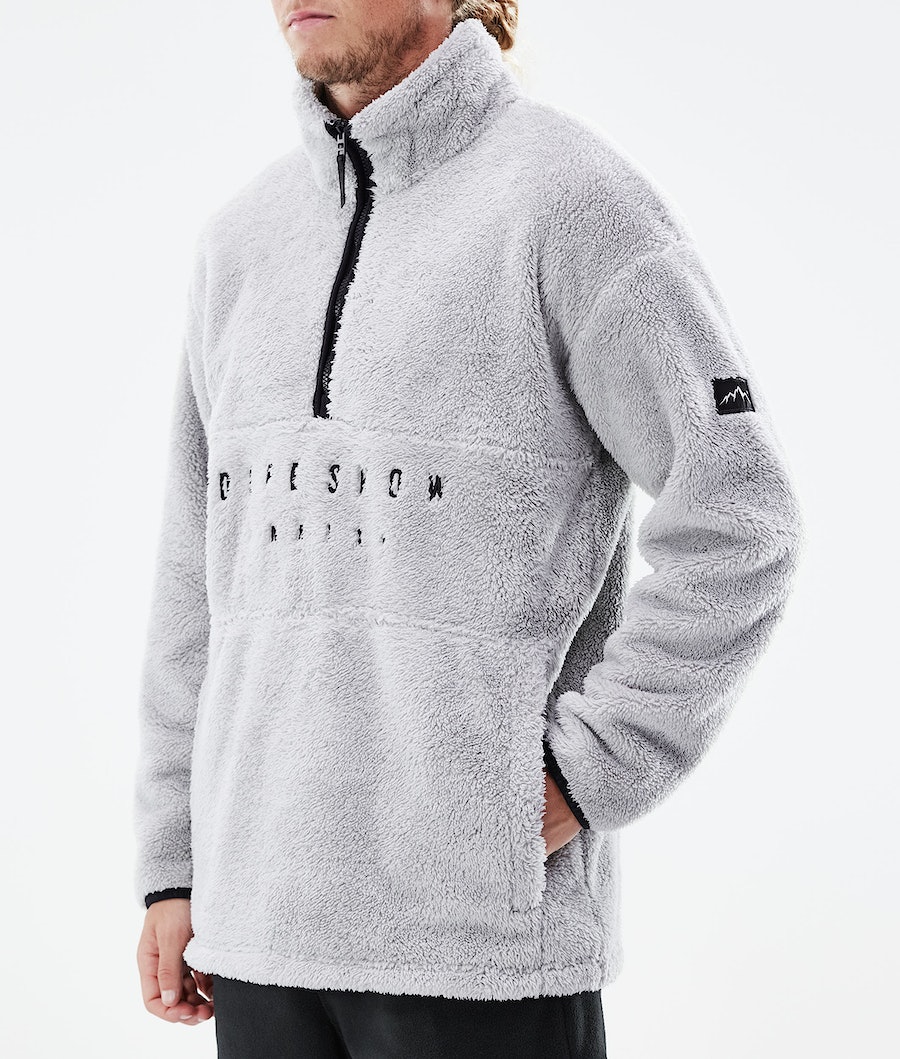 Suéteres Dope Pile Hombre Gris Claro | 306-BFJZDT