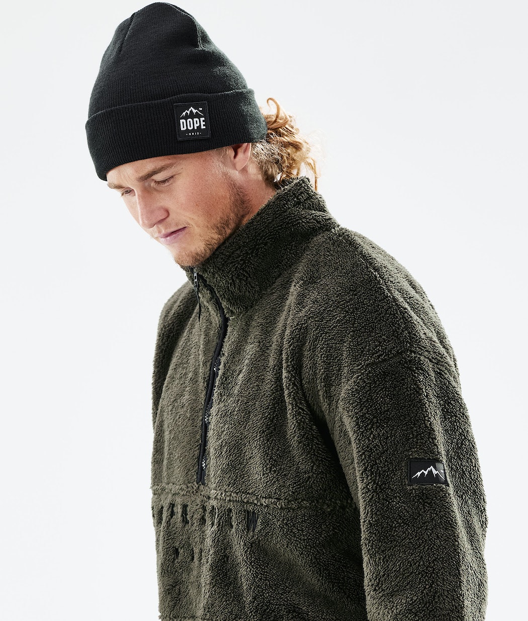 Suéteres Dope Pile Hombre Verde Oliva Verde | 526-DVCPZF