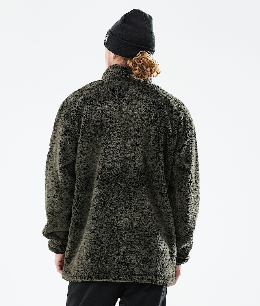 Suéteres Dope Pile Hombre Verde Oliva Verde | 526-DVCPZF