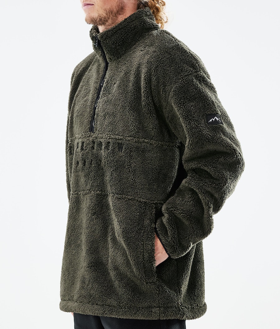 Suéteres Dope Pile Hombre Verde Oliva Verde | 526-DVCPZF
