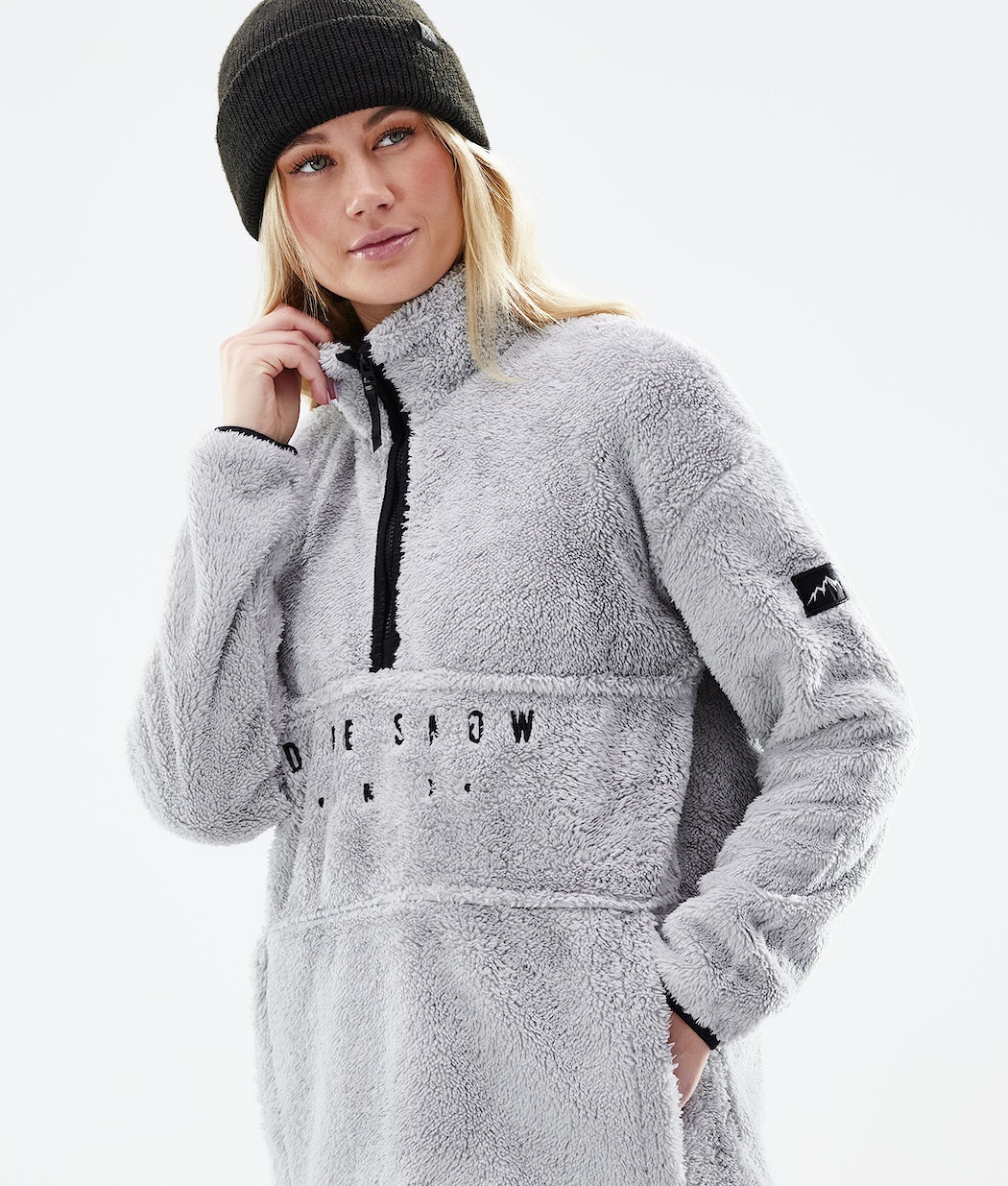 Suéteres Dope Pile W Mujer Gris Claro | 850-XGUILC