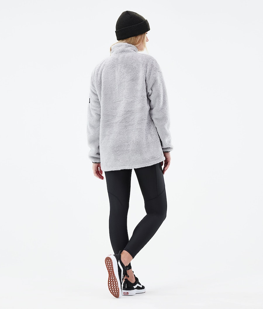 Suéteres Dope Pile W Mujer Gris Claro | 850-XGUILC